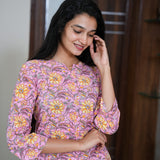 Blush pink cotton lounge-sleep wear