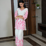 Cherry blossom cotton co-ords set