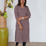 Radhi ajrakh cotton kurti