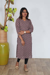 Radhi ajrakh cotton kurti