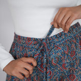 Indigo printed cotton palazzo