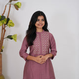 Mauve viscose co-ord set