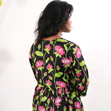 Black tulips cotton comfies