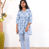Powder blue cotton comfies