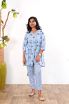 Powder blue cotton comfies