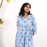 Powder blue cotton comfies