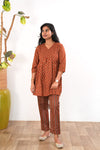 Brick brown cotton comfies
