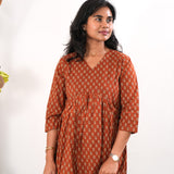 Brick brown cotton comfies