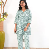 Mint green cotton comfies