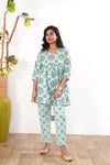 Mint green cotton comfies