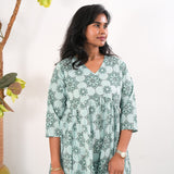 Mint green cotton comfies