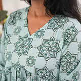 Mint green cotton comfies