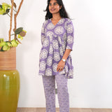 Lavender lime cotton comfies