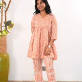 Peach cotton comfies