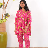 Rani pink tulips cotton comfies