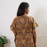 Coffee cotton maternity nursing kaftan