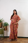 Roses cotton maternity nursing kaftan