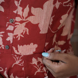 Rust orange maternity nursing wear
