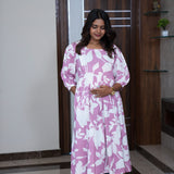 Lavender fern maternity nursing wear