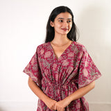 Pomegranate cotton kaftan
