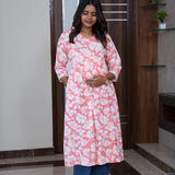 Orange maternity nursing wear