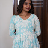 Blue maple maternity nursing wear