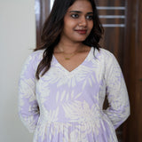 Lavender maple maternity nursing wear