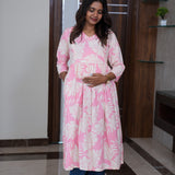 Pink maple maternity nursing wear