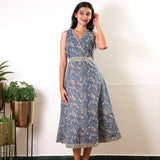 River cotton waist dress