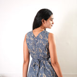 River cotton waist dress