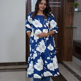 Ink blue maternity nursing wear