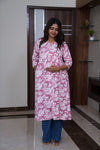 Peach roses maternity nursing wear