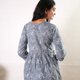 Powder blue angrakha cotton comfies