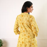Lime yellow cotton maternity cotton co-ords set
