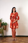Rust orange maternity nursing cotton comfies