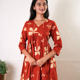 Rust orange maternity nursing cotton comfies