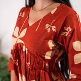 Rust orange maternity nursing cotton comfies
