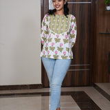 Lillies cotton short kurti