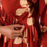 Rust orange maternity nursing cotton comfies