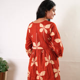 Rust orange maternity nursing cotton comfies