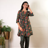 Forest green maternity nursing cotton comfies