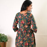 Forest green maternity nursing cotton comfies