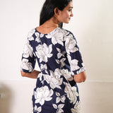 Navy maternity nursing sleep wear
