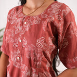 Mauve maternity nursing sleep wear