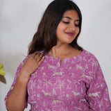 Lavender cotton lounge-sleep wear