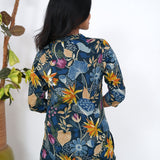 Multicoloured cotton short kurti