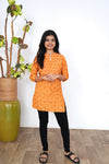 Caramel cotton short kurti