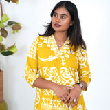 Mustard geometric co-ords set