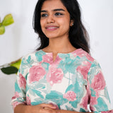 Pink roses cotton lounge-sleep wear
