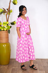 Lavender tulip maternity nursing wear